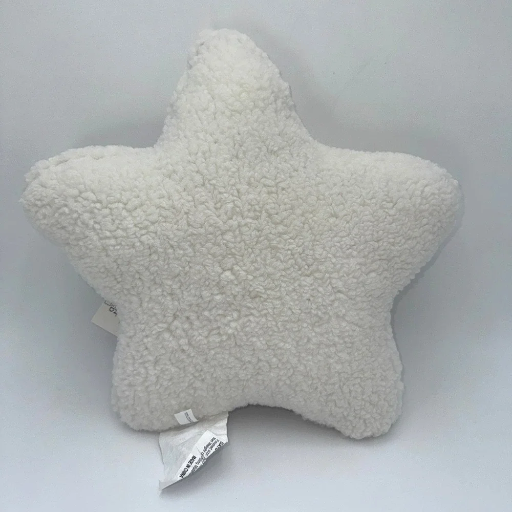 Target Star Throw Pillow White Decorative Accent NWT Cottagecore Decor
